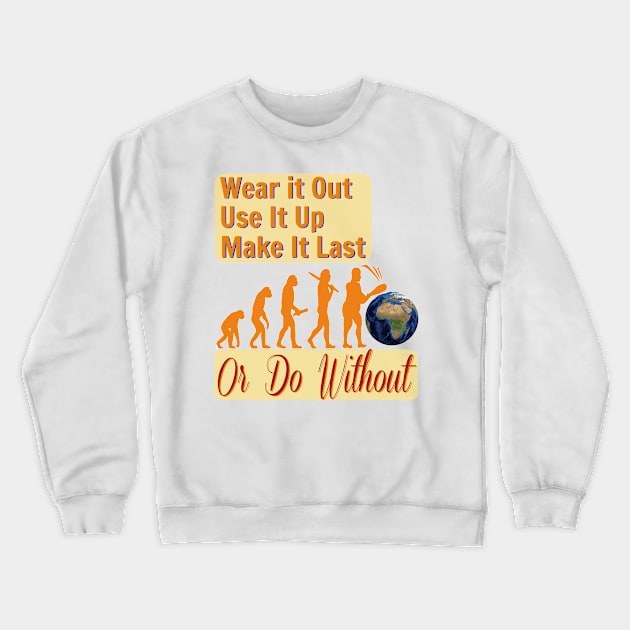 Save the Planet Crewneck Sweatshirt by AtkissonDesign